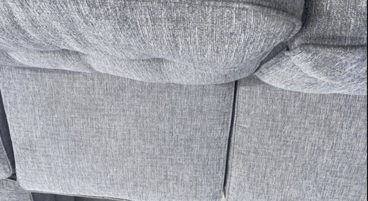 Ez living corner sofa &footstool - Image 2