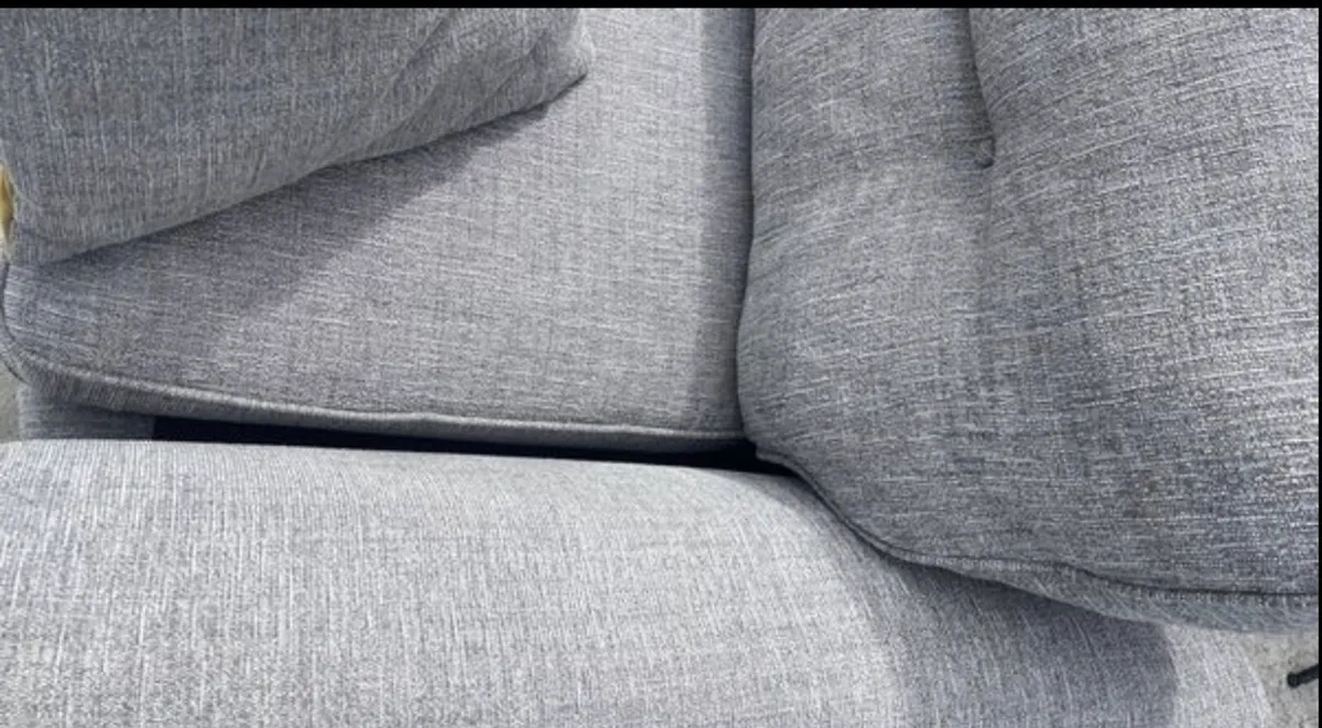 Ez living corner sofa &footstool - Image 4