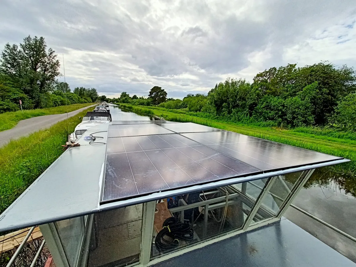 450W Black Frame Bifacial Solar Panel - Image 1
