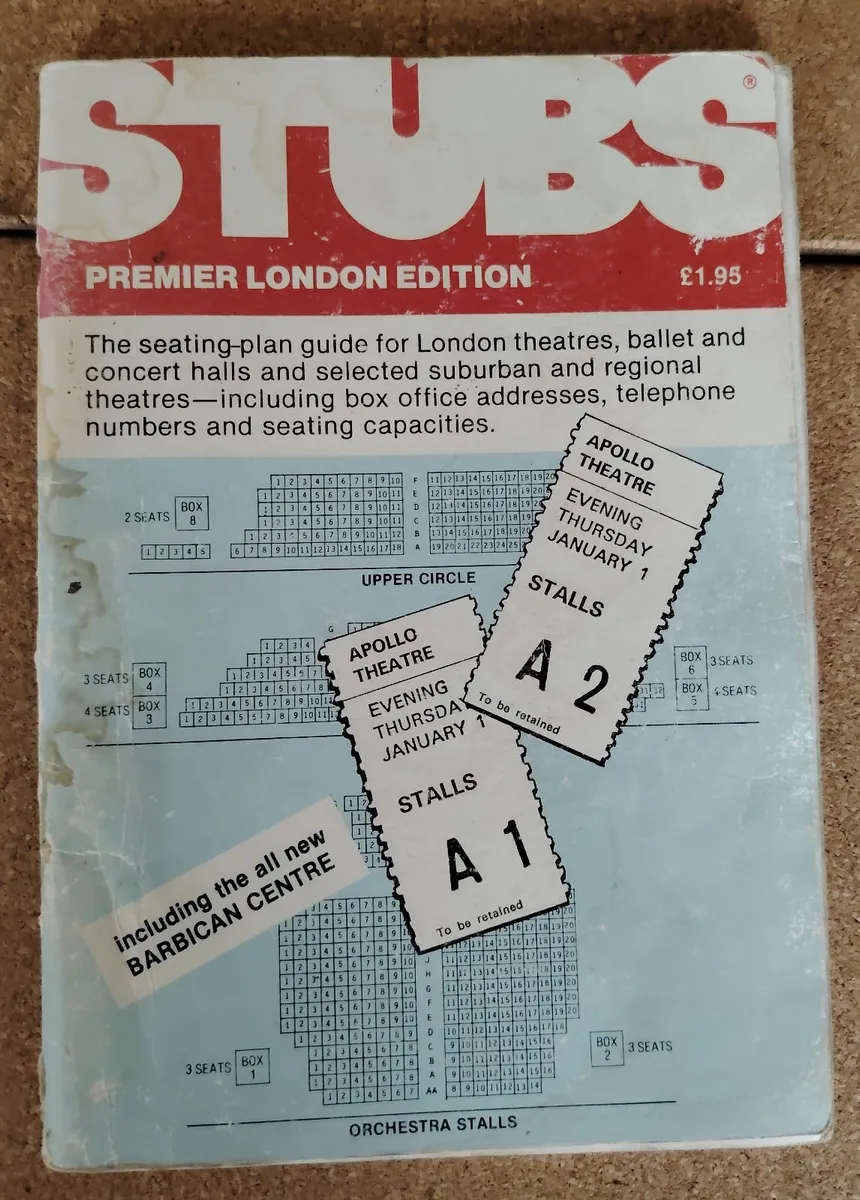 Vintage Stubs Premier London Edition (1981) Vol 1 - Image 1