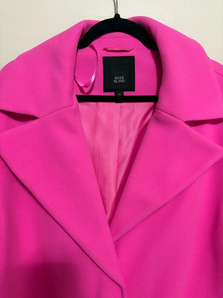 River Island Pink Coat - Image 2