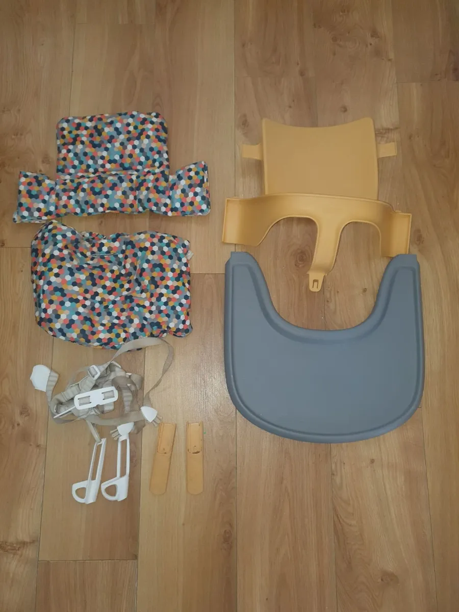 Tripp Trapp Baby Seat, Table, Seat Cover, Harness