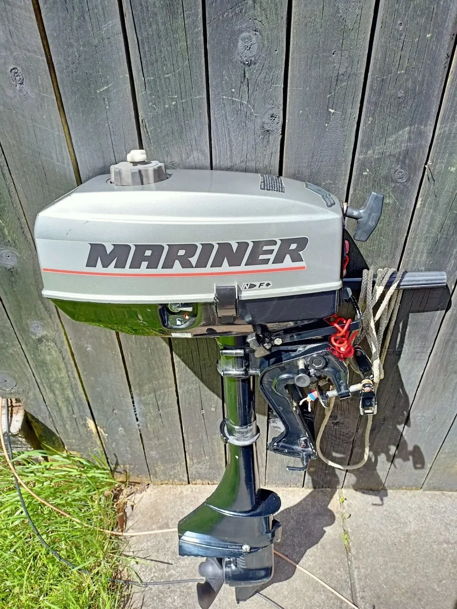 3.3HP 2 stroke Mariner outboard - Image 3
