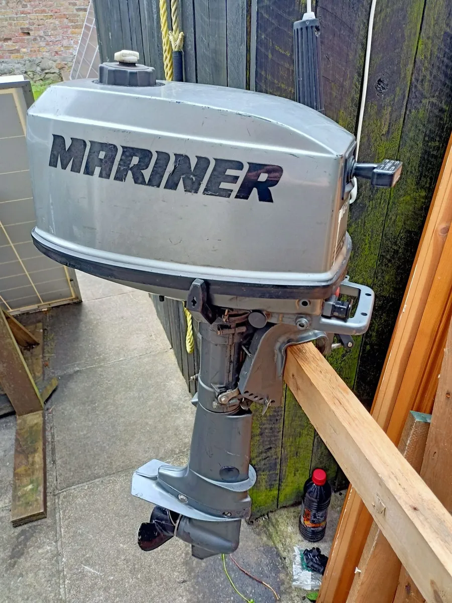 4HP 2-Stroke Short Shaft Mariner outboard engine - Image 1