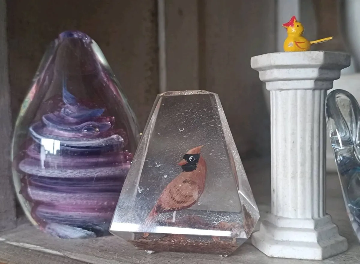 Vintage Glass Paper Weights - Image 3