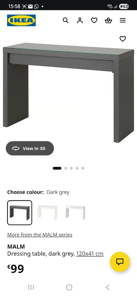 Malm dressing table - Image 1