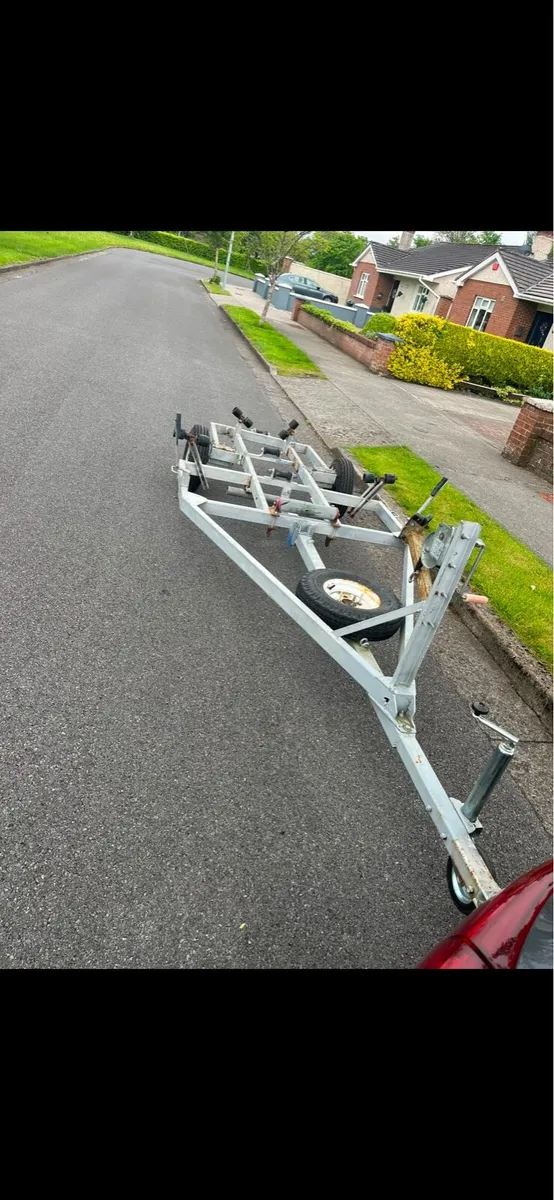 Boat with two engines and Trailer - Image 3