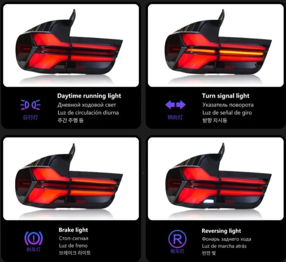 BMW X5 E70 LED Tail Light 2011-2013 - Image 3