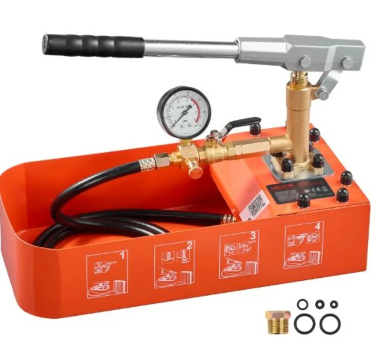 Hydrostatic Test Pump 7.57L Hydraulic Manual Wate - Image 1
