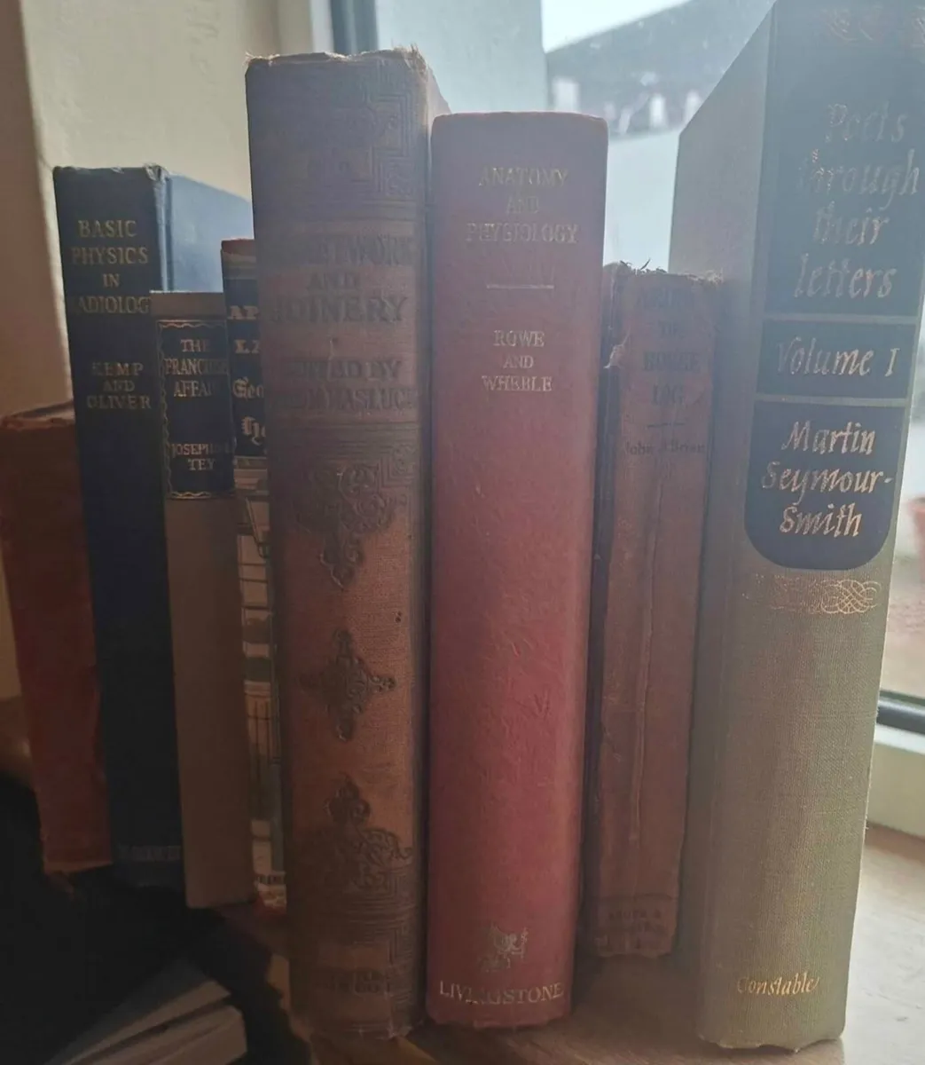 8 Antique Books