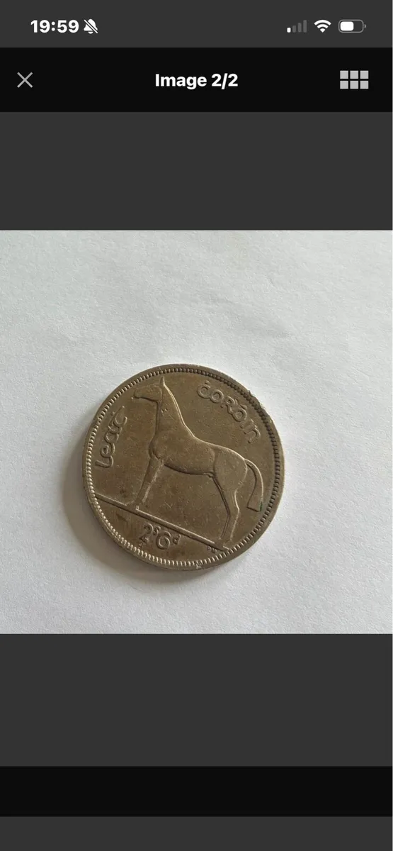 1955 Leath Choroin/ Half Crown - Image 2