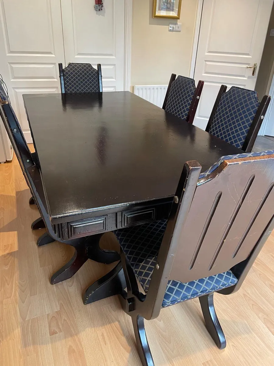 Table & 6 Chairs - Free (collect) - Image 2