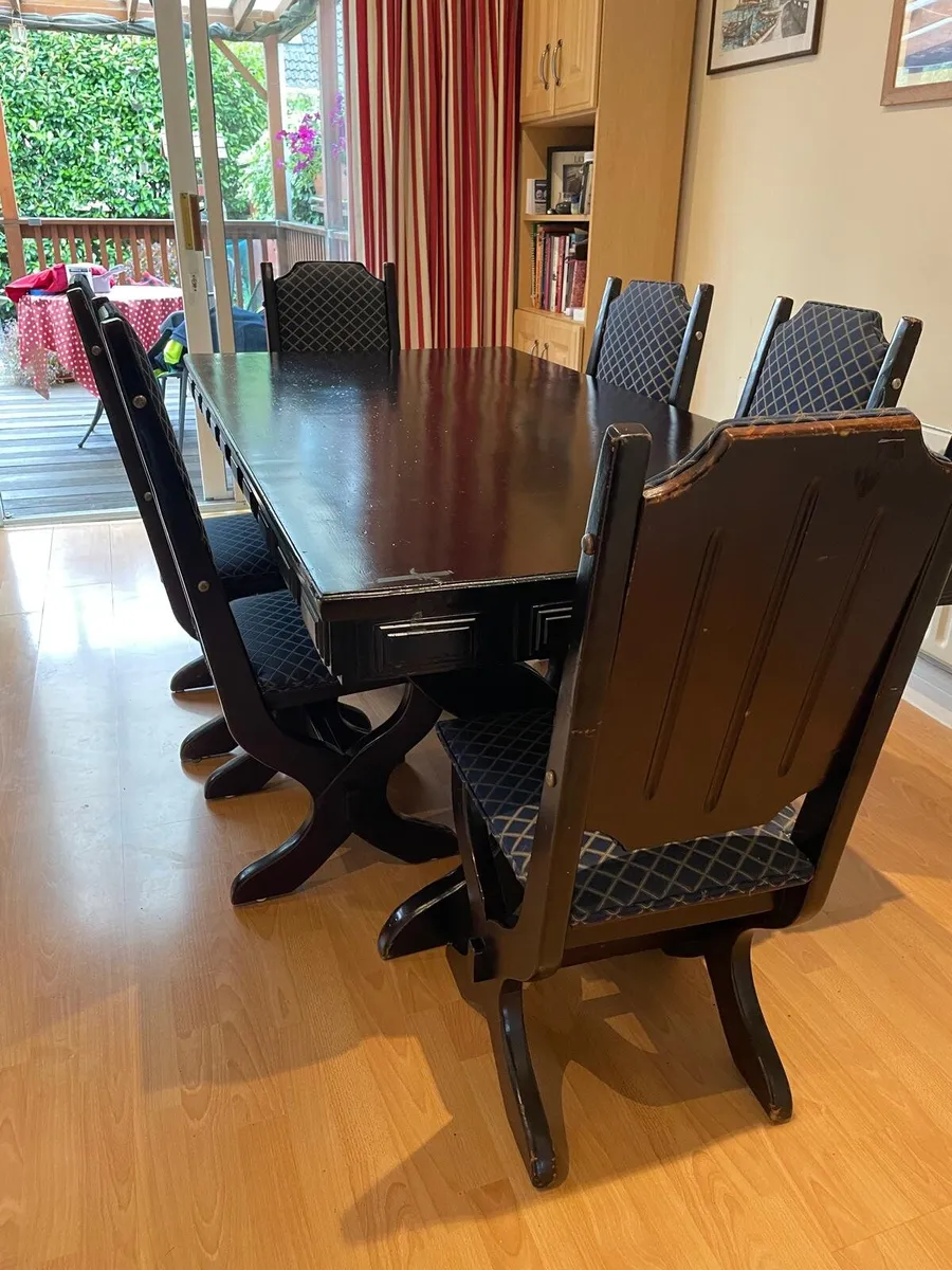 Table & 6 Chairs - Free (collect) - Image 3