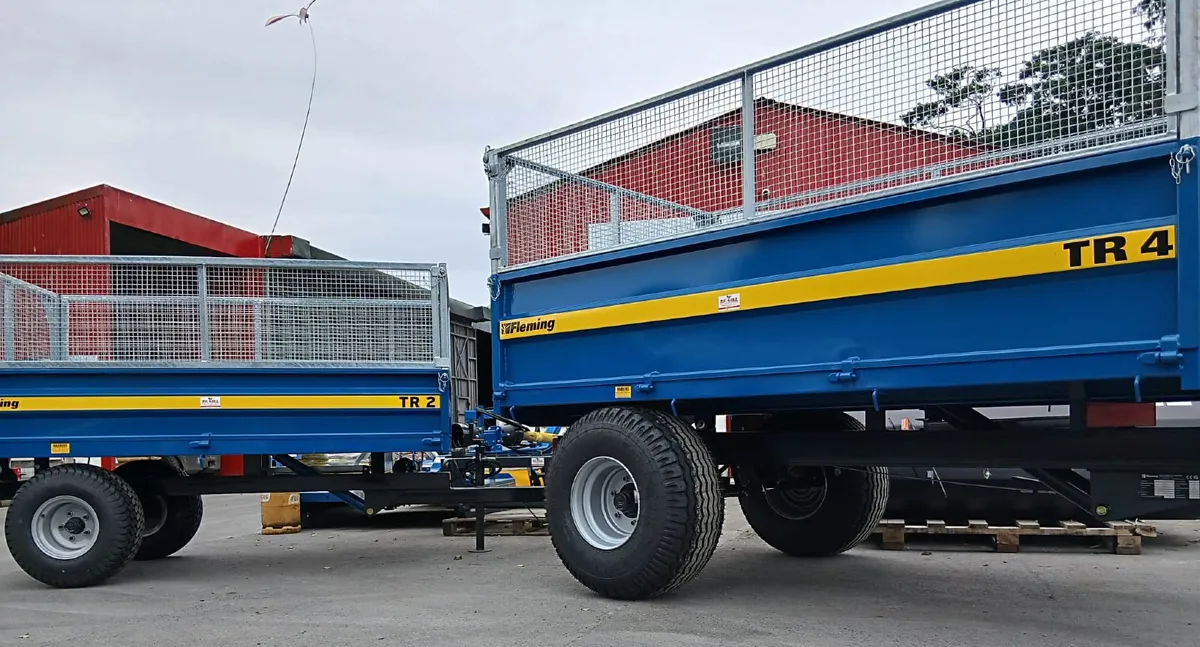 NEW FLEMING TR2 , TR4 & TR6 TRAILERS IN STOCK. - Image 2