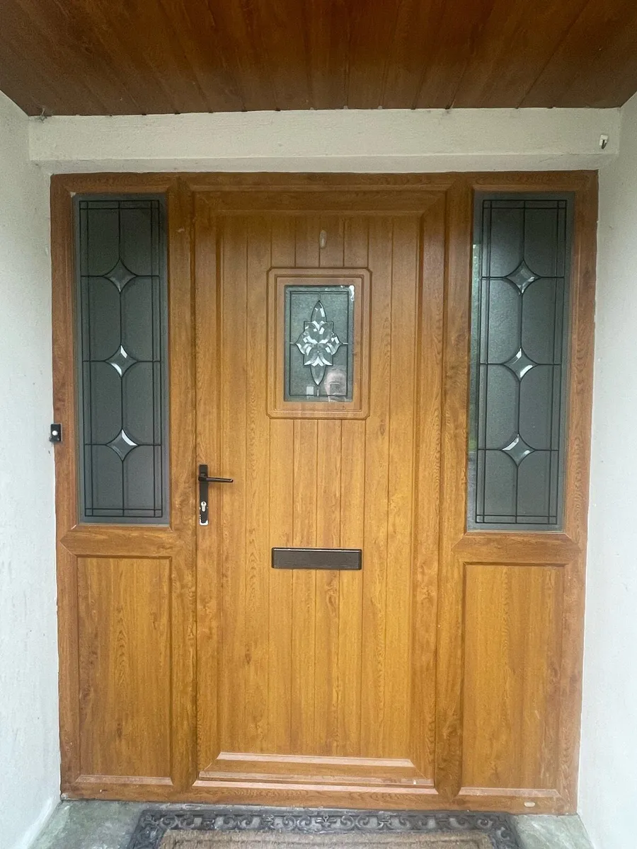 Red deal doors, PVC front door, Bathroom sink - Image 4