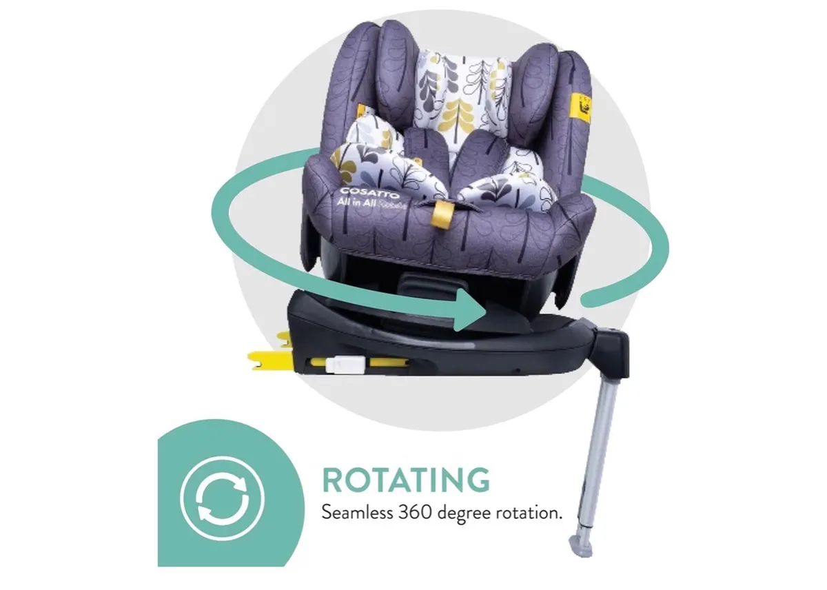 Cosatto All in All Rotate 360 Swivel Spin Car Seat - Image 2