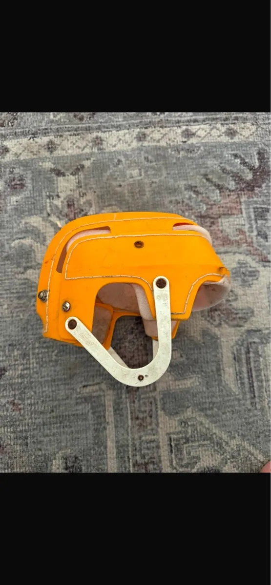 Yellow oldstyle helmet - Image 4