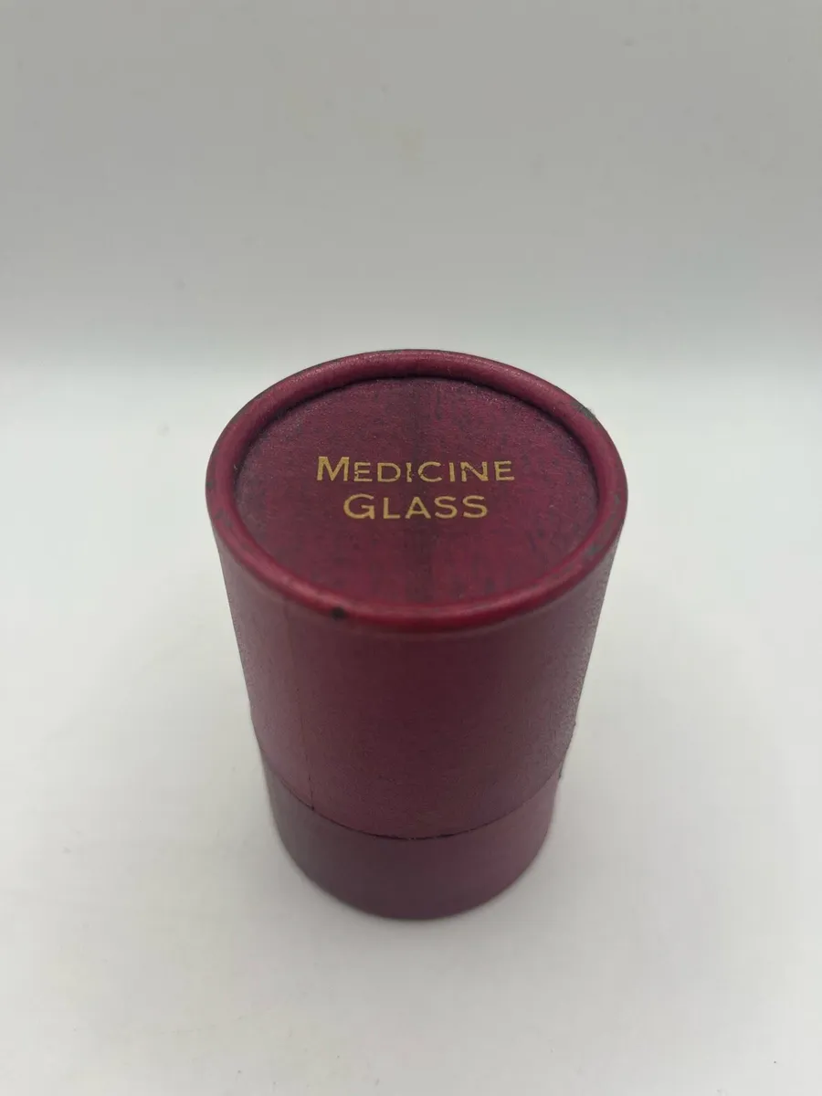 Antique medicine glass and case - Image 4