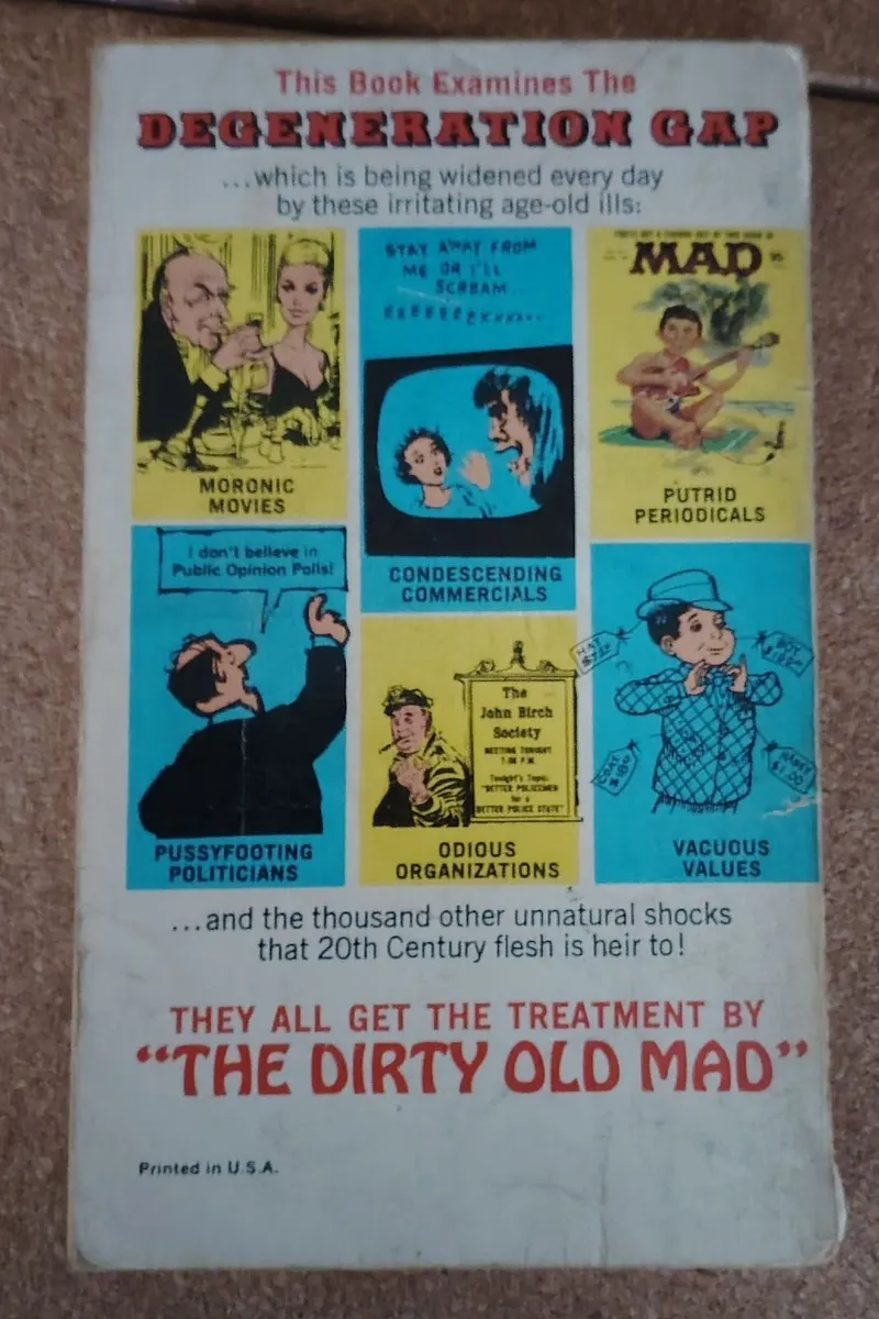 Vintage MAD Magazine #30 - The Dirty Old MAD - Image 2