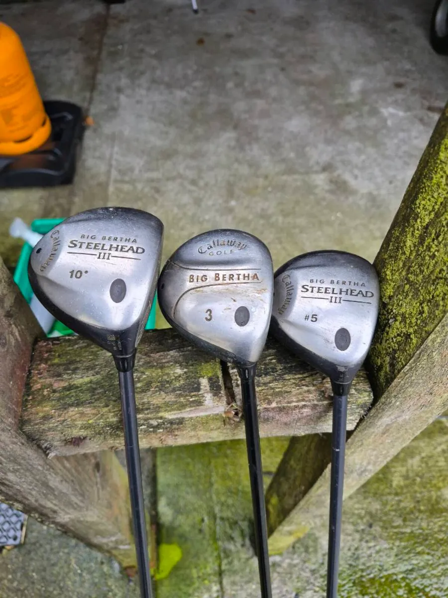 Callaway Driver 3 wood and 5 wood - Image 1