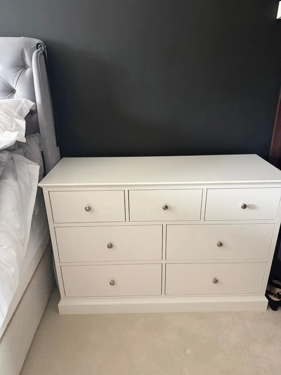 2 large chest of drawers and wardrobe - Image 1