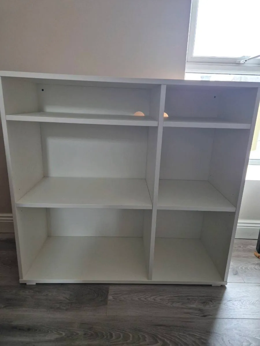Shelving Unit (4 Shelves) – White - Image 1