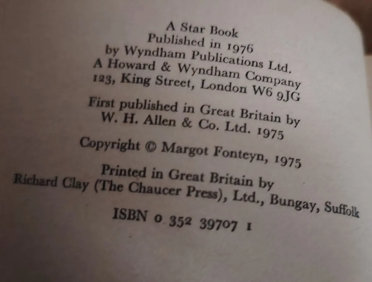 Margot Fonteyn: Autobiography (Vintage 1976) - Image 4