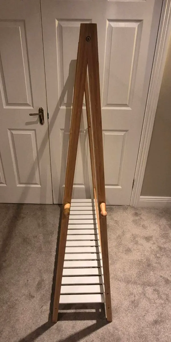 Bamboo Clothes Rail - Image 3