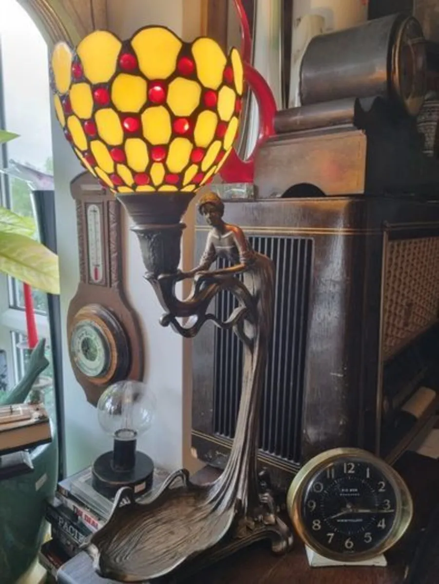 Art Nouveau style table lamp - Image 2
