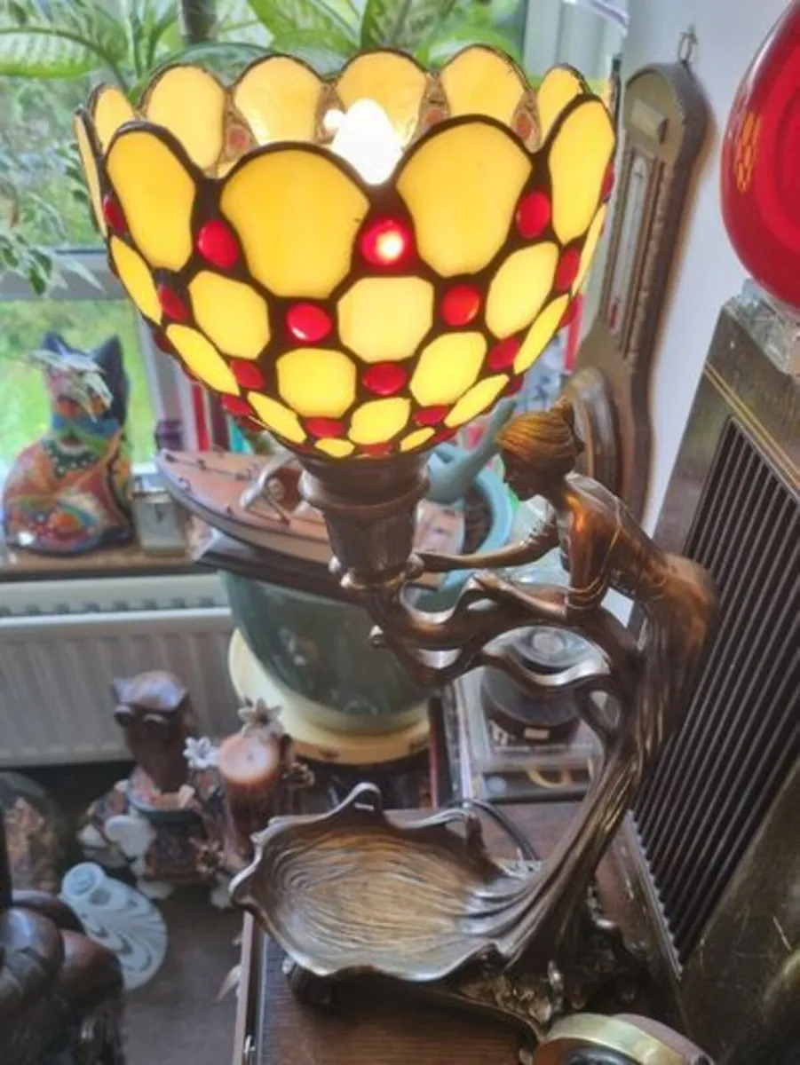 Art Nouveau style table lamp - Image 3