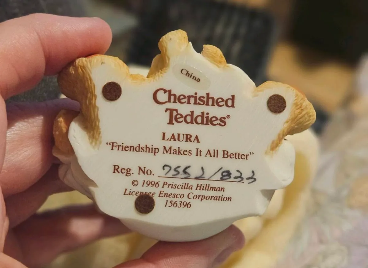 Cherished Teddies Laura Ornament - Image 3