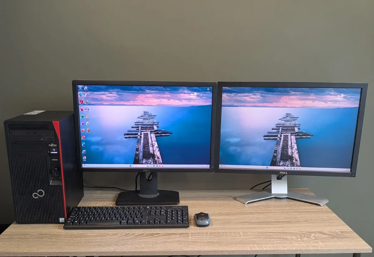 Fujitsu i7 Tower PC 16GB 512GB Win11 Office24 Wifi - Image 2