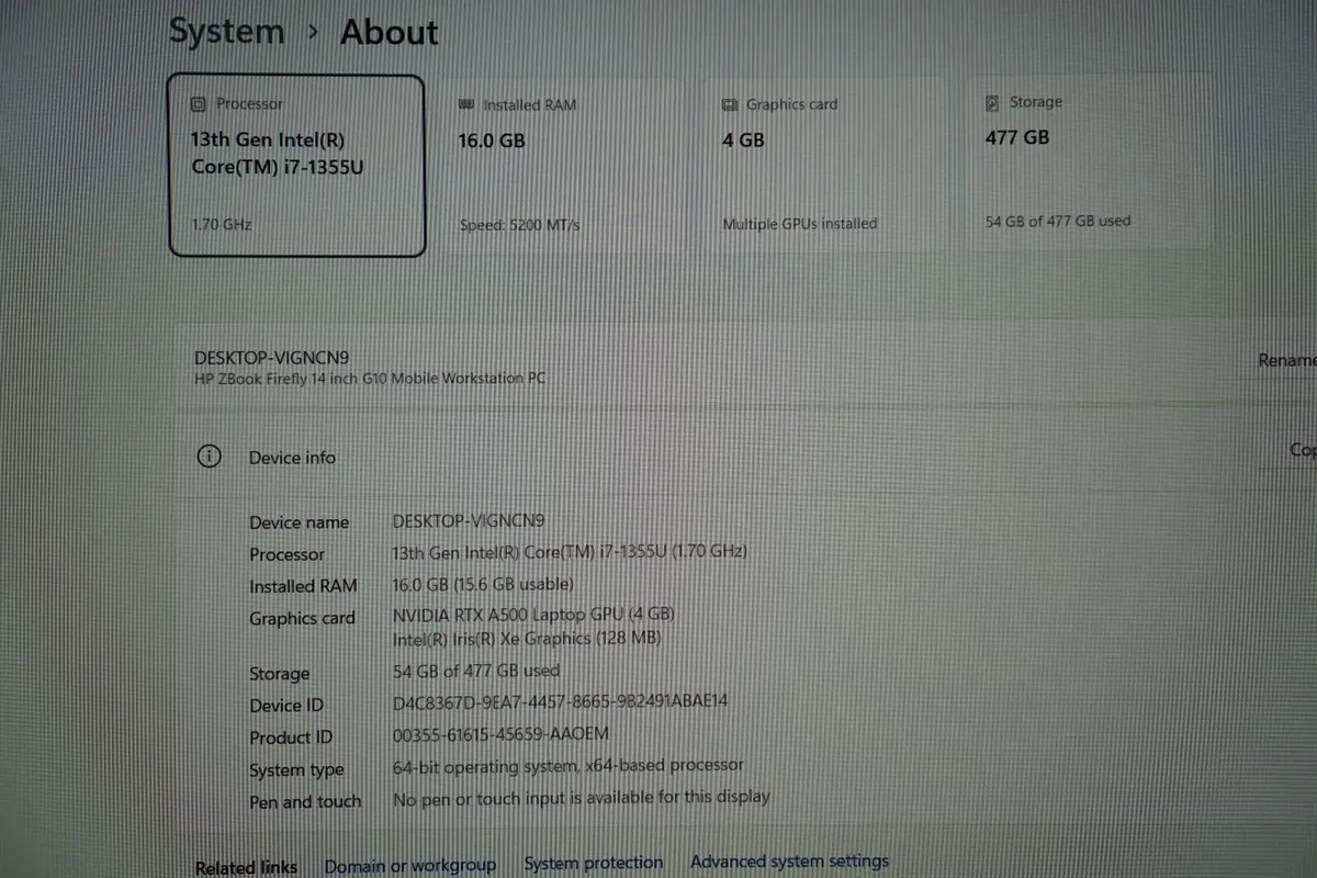 HP ZBook Firefly G10 Mobile Workstation | i7-1355U - Image 2