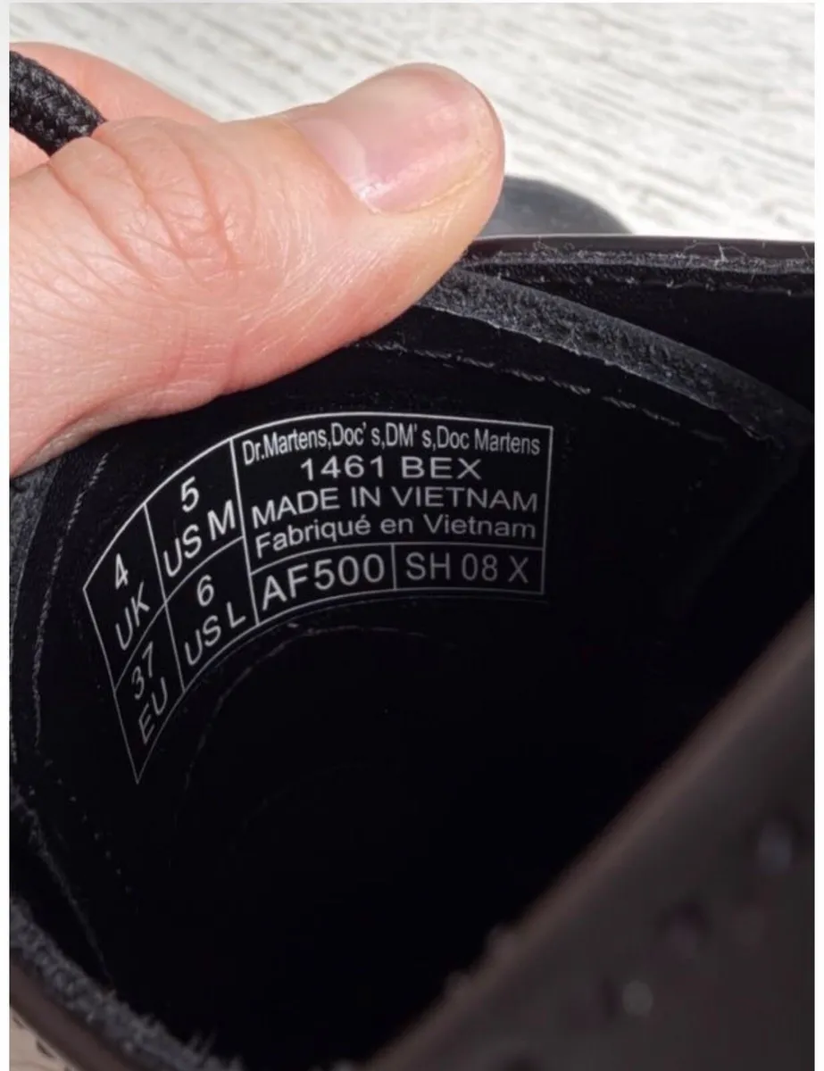 Dr. Martens 1461 Smooth Leather shoes UK 4/EU 37 - Image 3