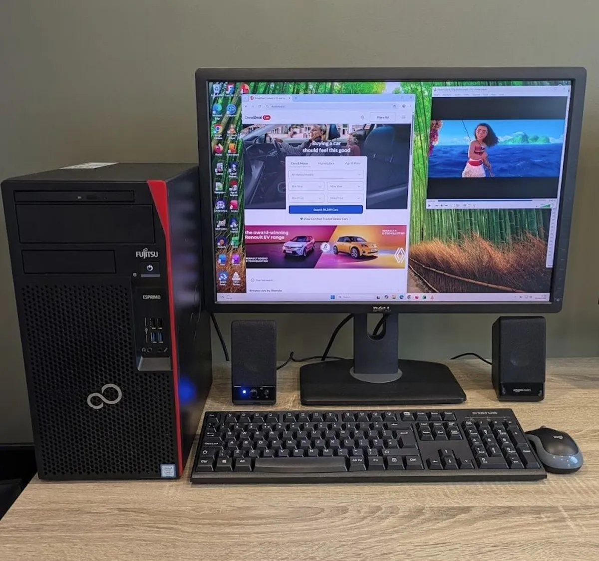 Intel i7 3.6GHz PC 16GB 1TB 24" LCD Win 11 Ofice24 - Image 1