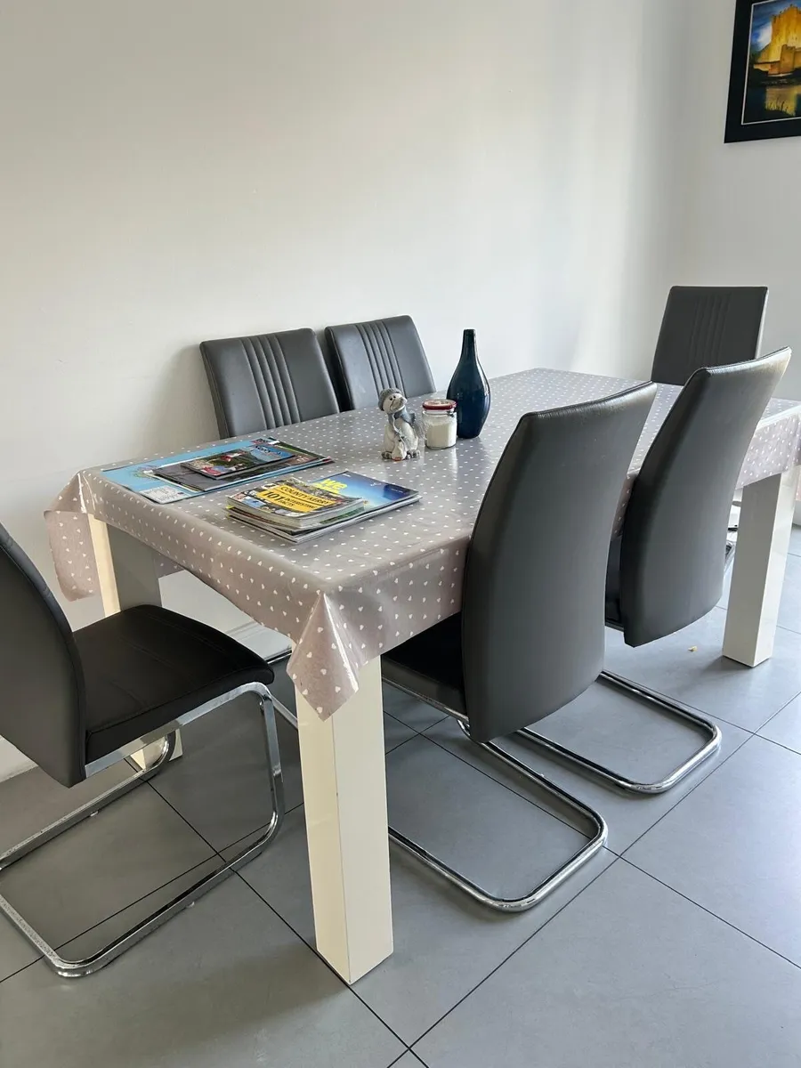 Table plus 6 Chairs - Image 1