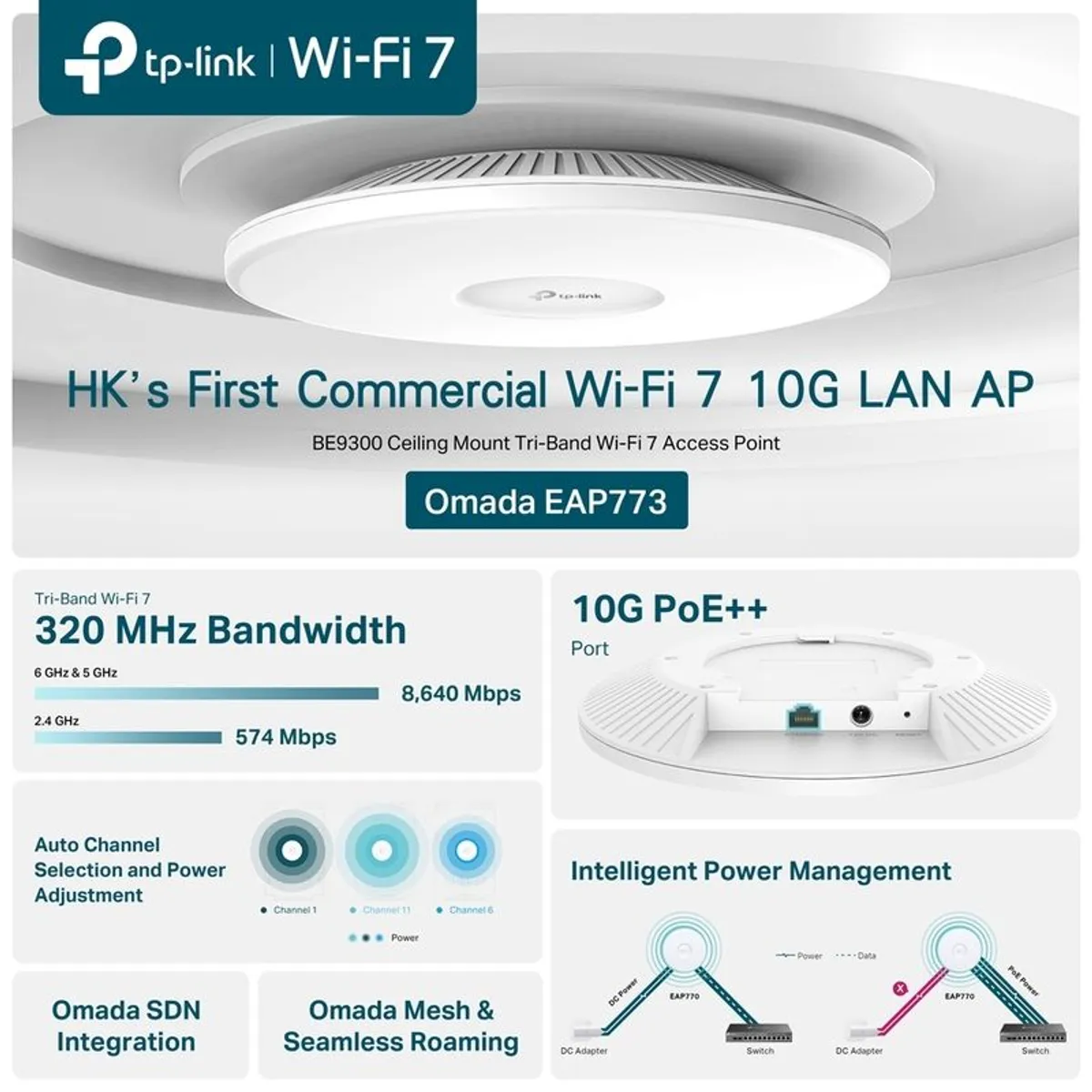 TP Link EAP773  Wifi 7 Router x2 - Image 1