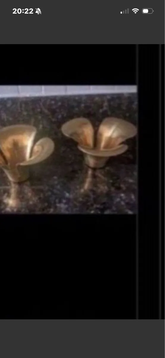 Brass Candleholder Set - Image 2