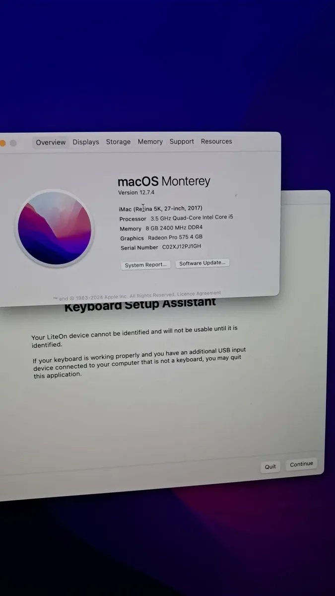 Apple iMac 27 Retina 5K (2017) 1TB Fusion 8GB RAM - Image 4