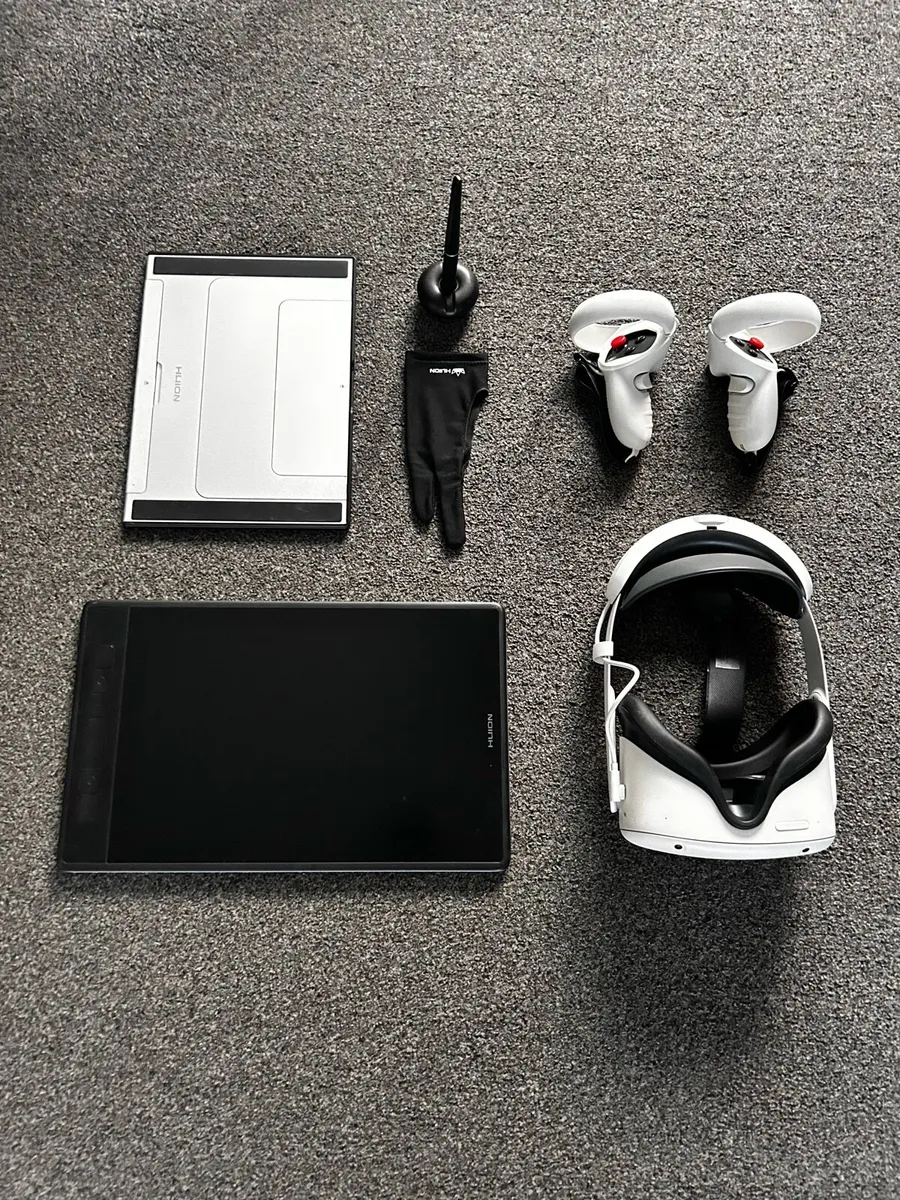 Meta quest 2 + Huion Kamvas pro 13 GT-1303 - Image 1