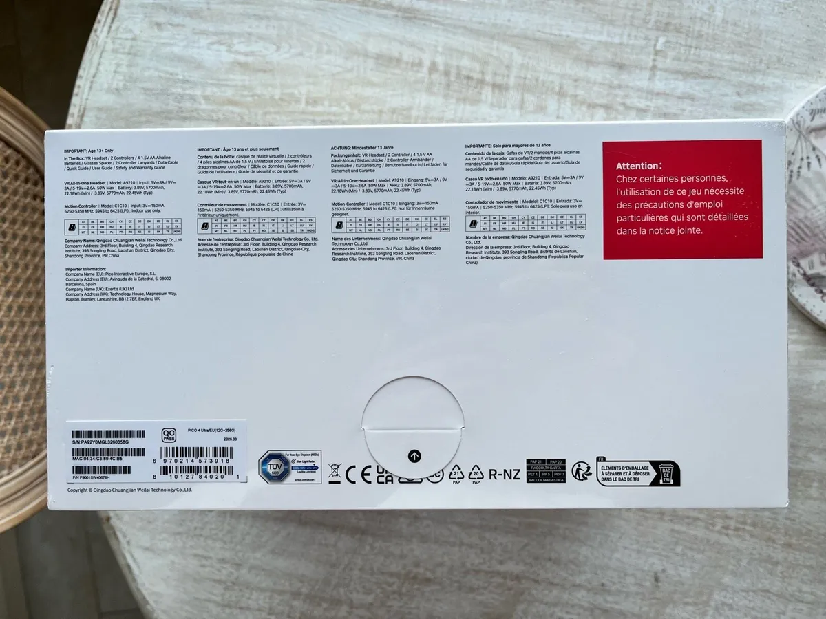 BRAND NEW PICO 4 ULTRA VR MIXED REALITY HEADSET - Image 4