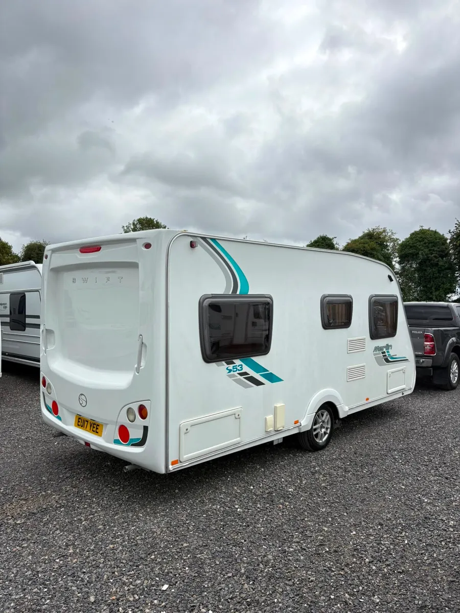 Swift Merlin 4 Berth Fixed Bed Caravan For Sale - Image 3