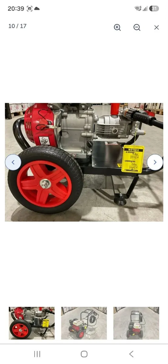 Huttenberg high pressure washer new in box - Image 2