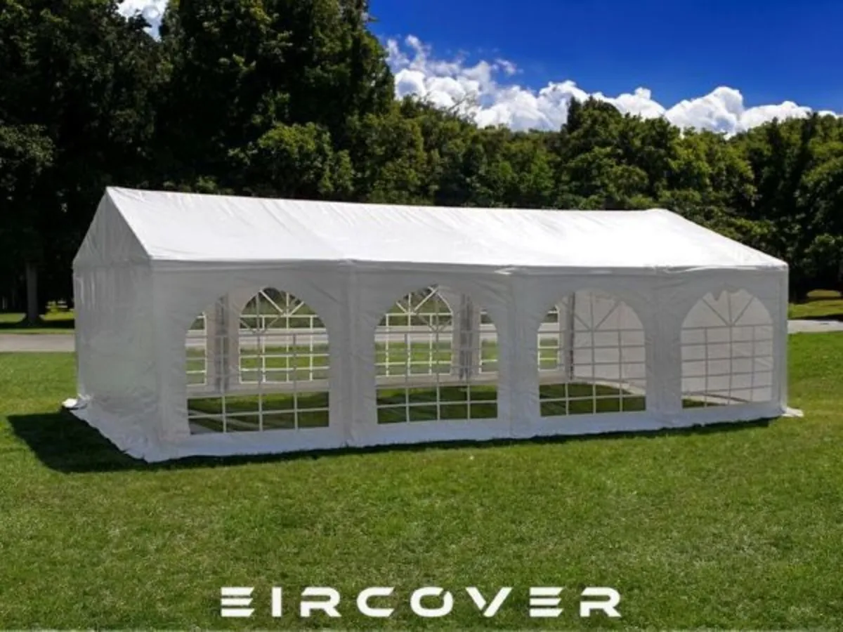 Premium Marquee 5m x 6m PVC  with Ground Bars - Image 2