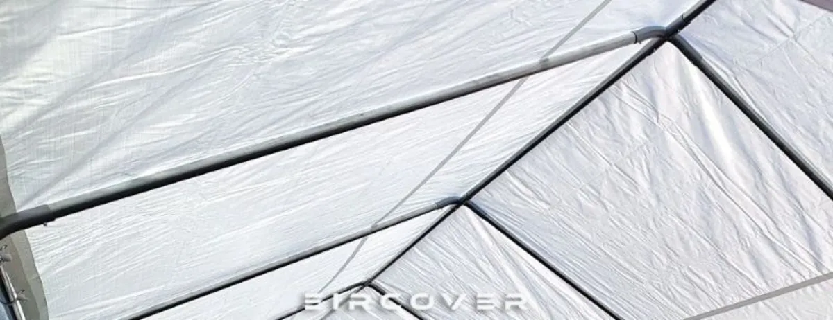 Premium Marquee 5m x 6m PVC  with Ground Bars - Image 4