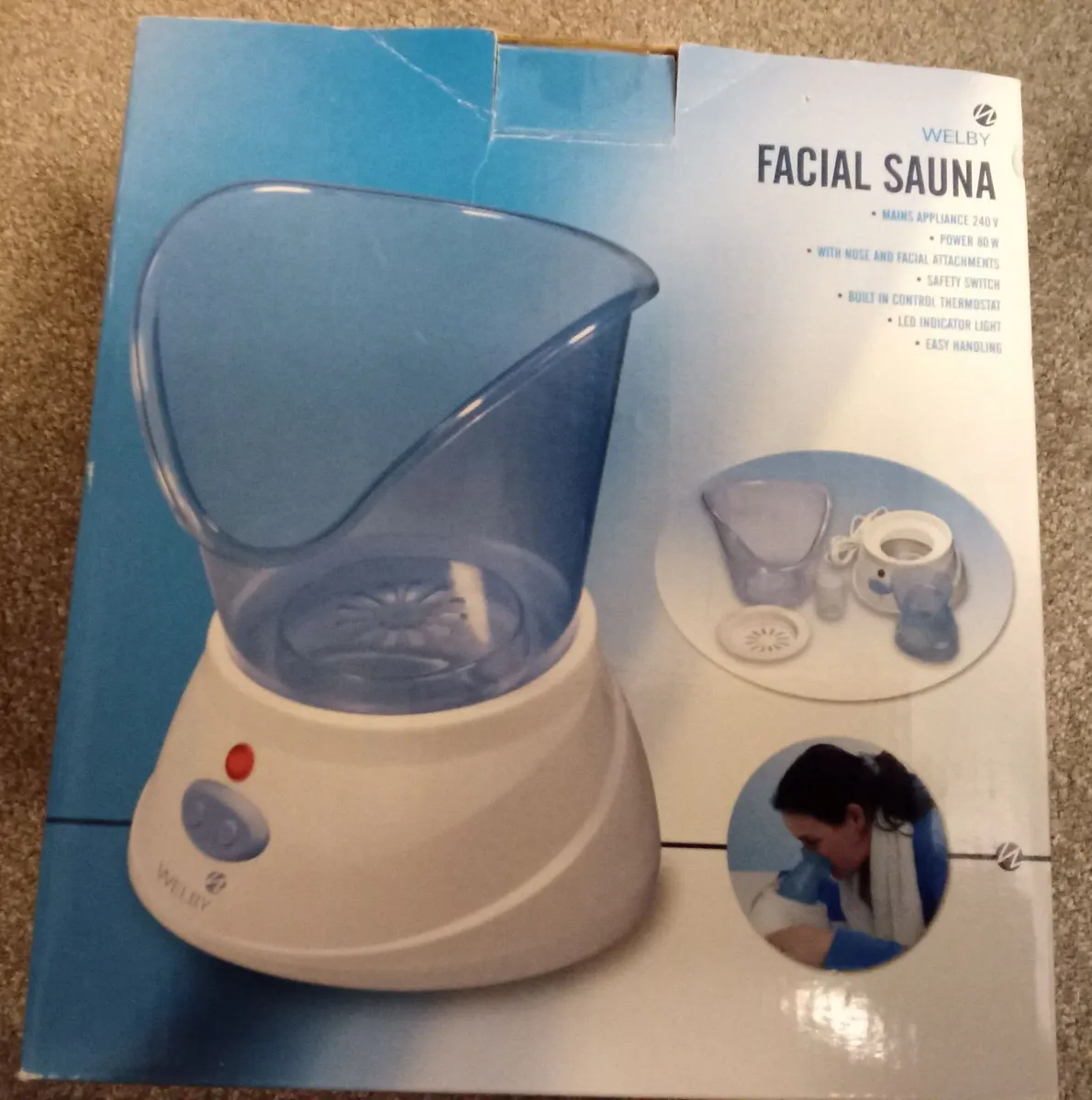 Welby Brand Facial Sauna and Inhaler. - Image 1