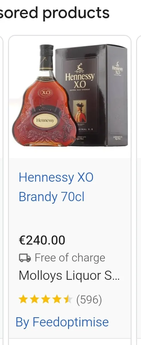 Hennessy xo cognac - Image 1