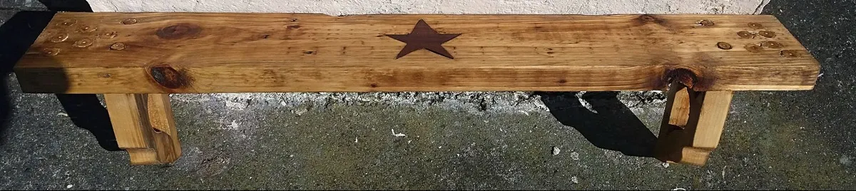 NEW Rustic Stove Mantle / Floating Shelf - Image 1