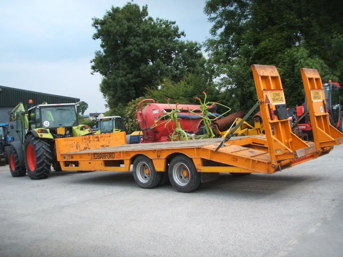 2018 Barford 16 ton low loader - Image 1