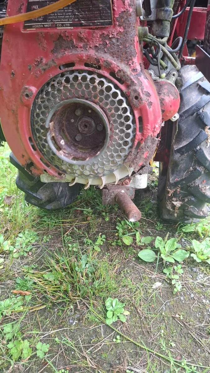 AEBI two wheel tractor with finger bar cutter atta - Image 3